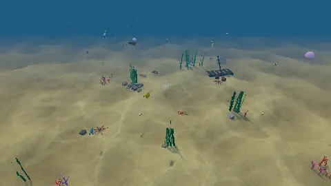 Coral Reef, Tropical Aquarium, 76 items, by Toiling Away